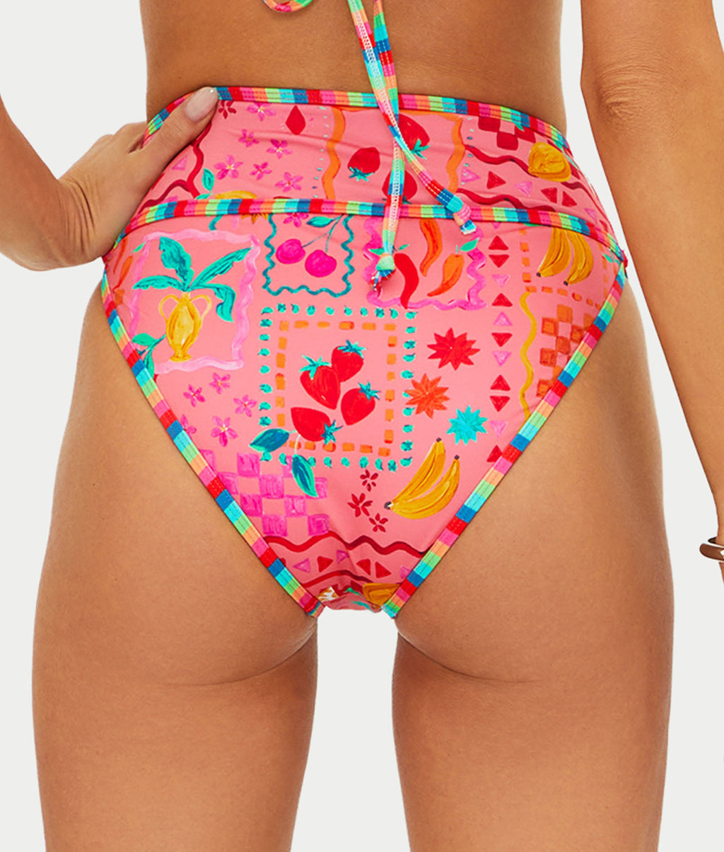 Carlotta High-Waist Bikini Bottom