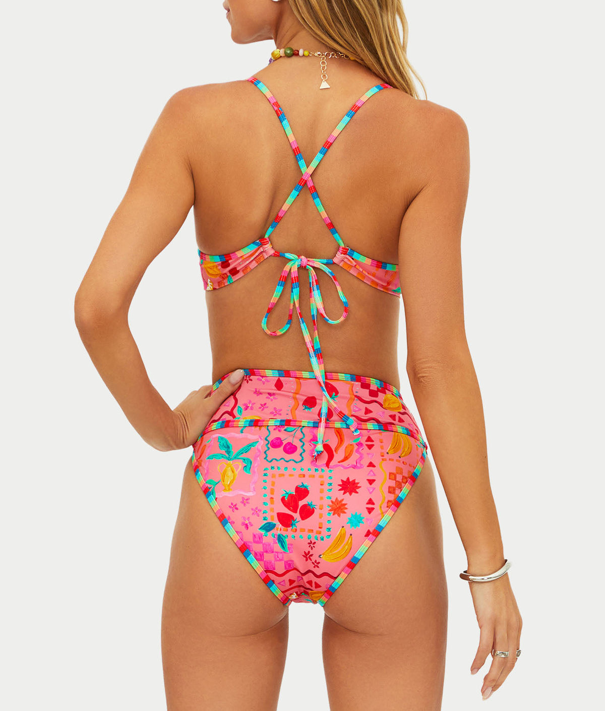 Carlotta High-Waist Bikini Bottom