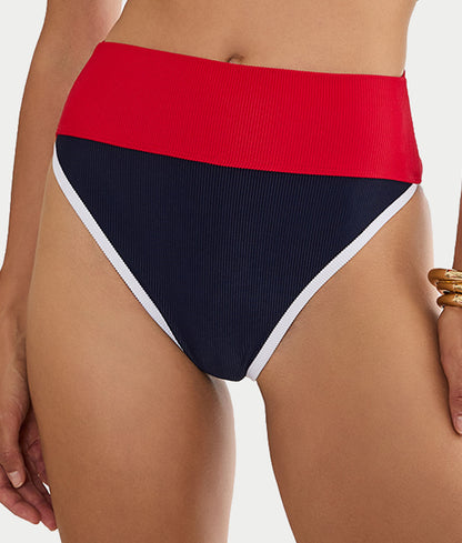Emmy High-Waist Bikini Bottom