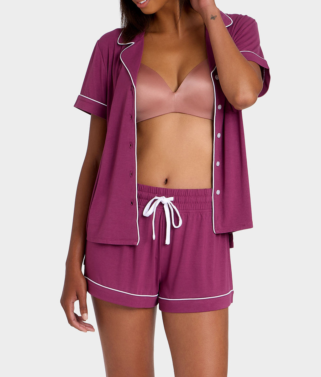 The Cooling Piped Shorts Set