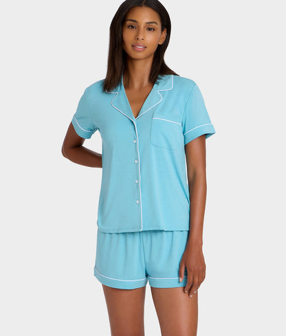The Cooling Piped Shorts Set