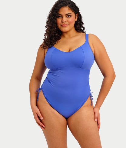 Plus Size Plain Sailing Wire-Free One-Piece Swimsuit