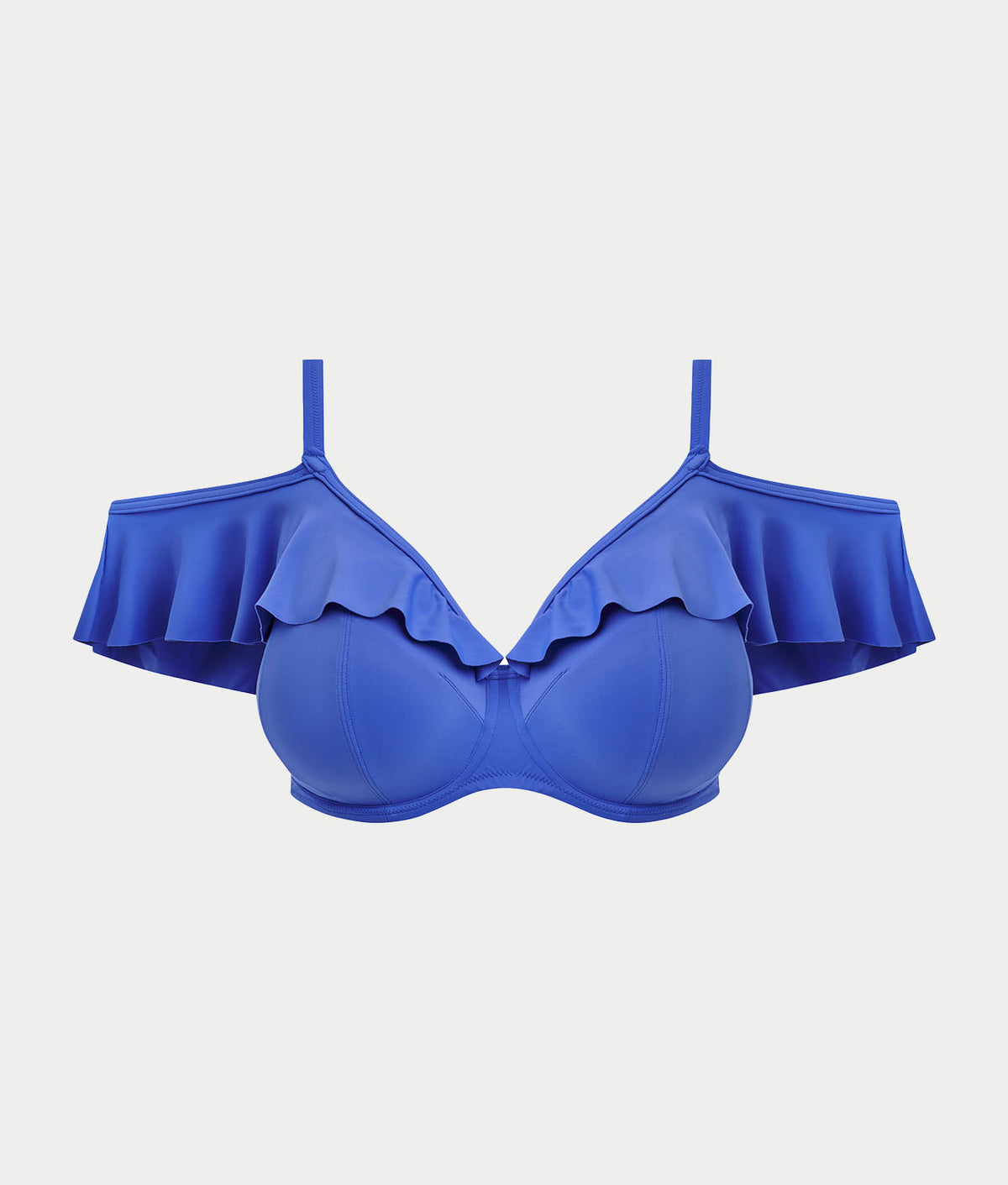 Plus Size Plain Sailing Bardot Bikini Top
