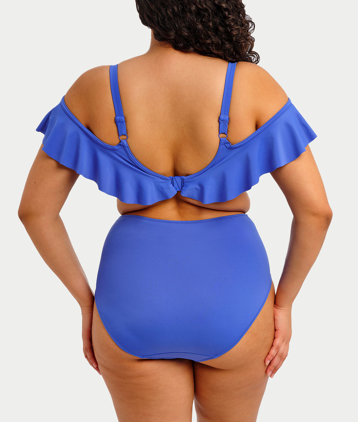 Plus Size Plain Sailing Bardot Bikini Top