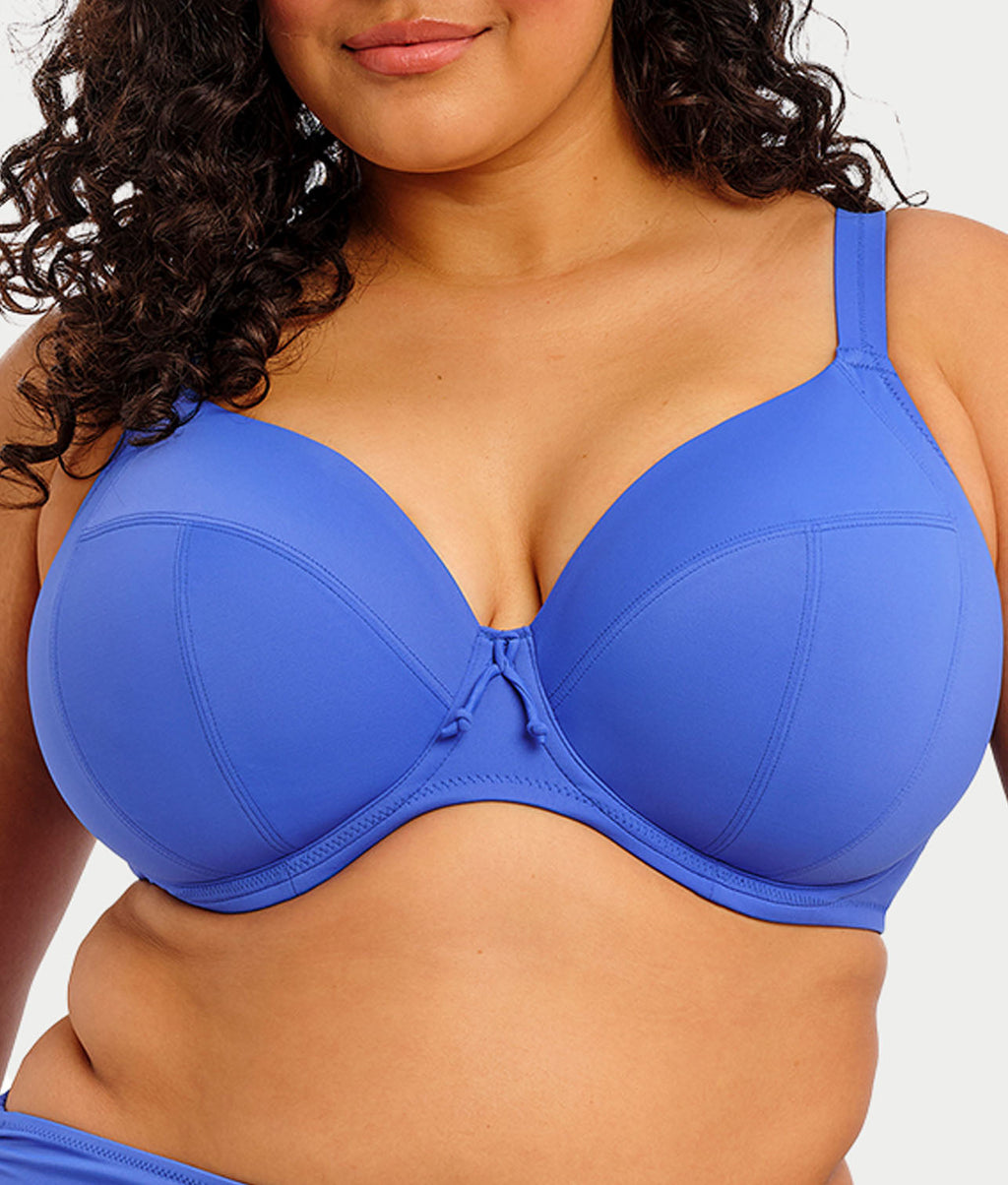 Plus Size Plain Sailing Plunge Bikini Top