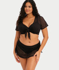Plus Size Bazaruto Beach Tie Front Bikini Top
