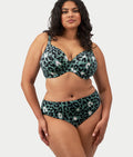 Plus Size Jungle Bay Plunge Bikini Top