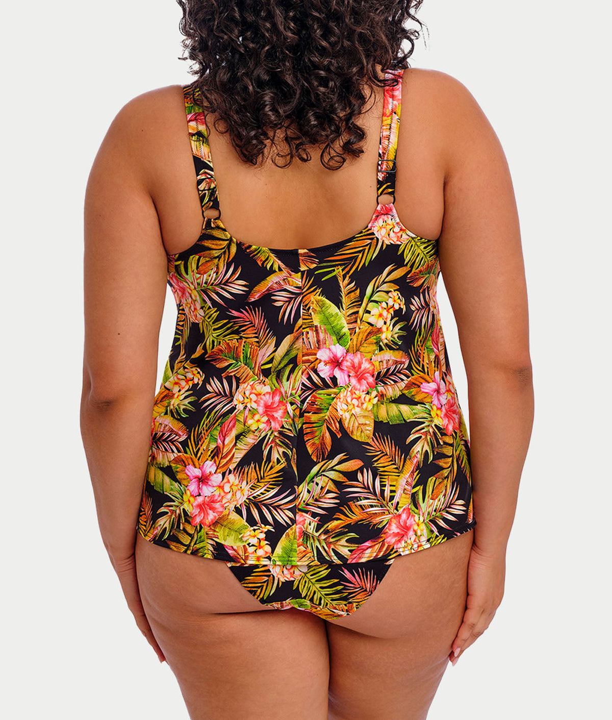Plus Size Tiger Valley Tankini Top