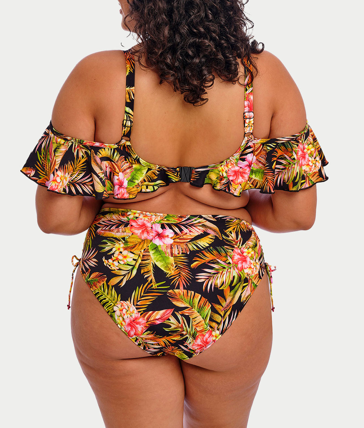 Plus Size Tiger Valley Adjustable Bikini Bottom
