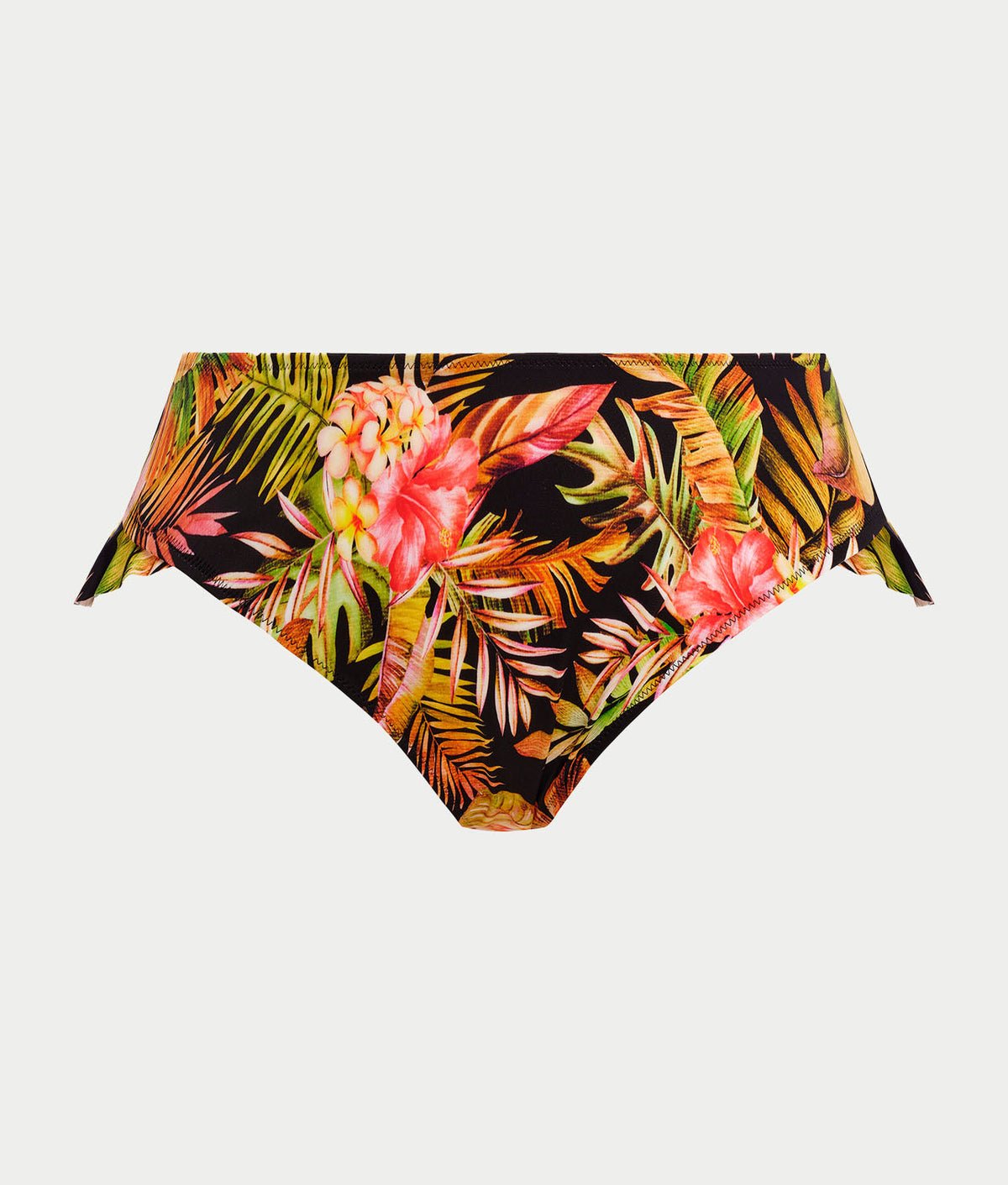 Plus Size Tiger Valley Hi-Cut Bikini Bottom