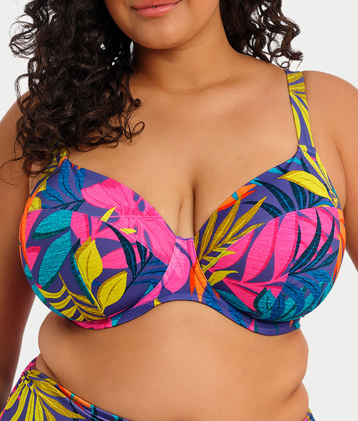 Plus Size Porto Rafti Plunge Bikini Top
