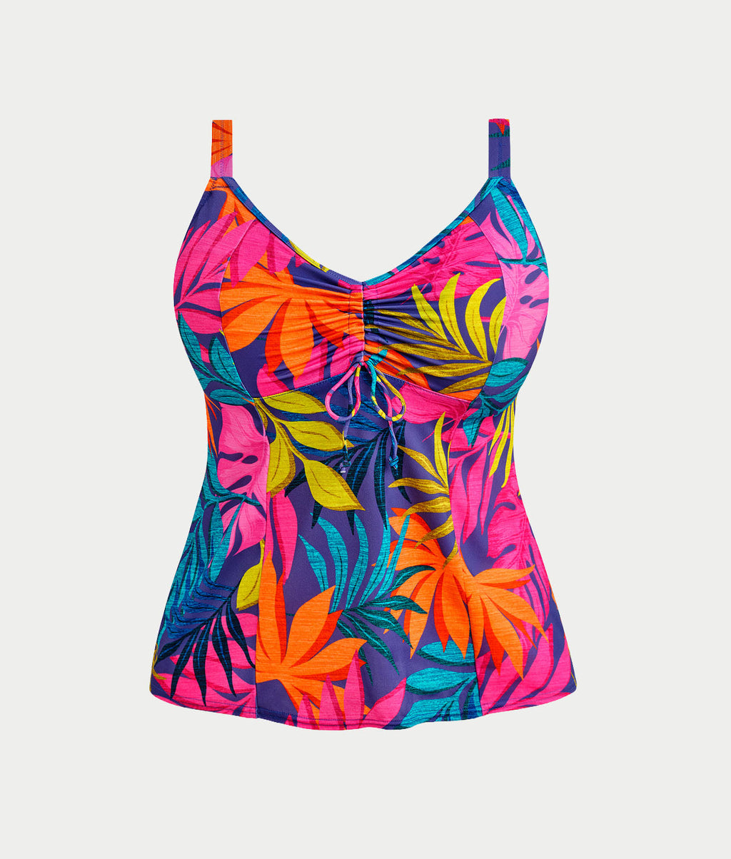 Plus Size Porto Rafti Wire-Free Tankini Top