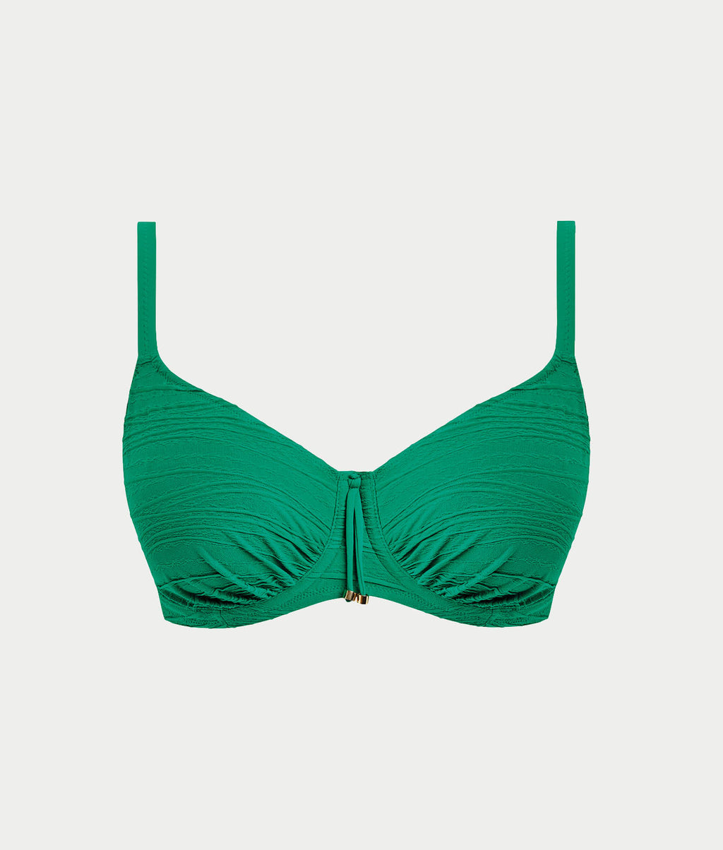 Beach Waves Gather Full Cup Bikini Top