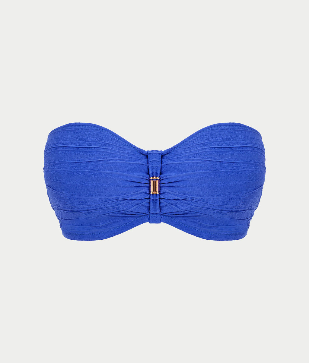 Beach Waves Bandeau Bikini Top