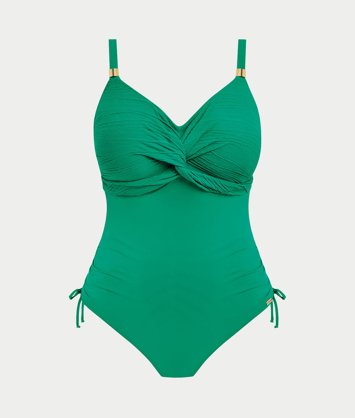 Beach Waves Twist Underwire One-Piece
