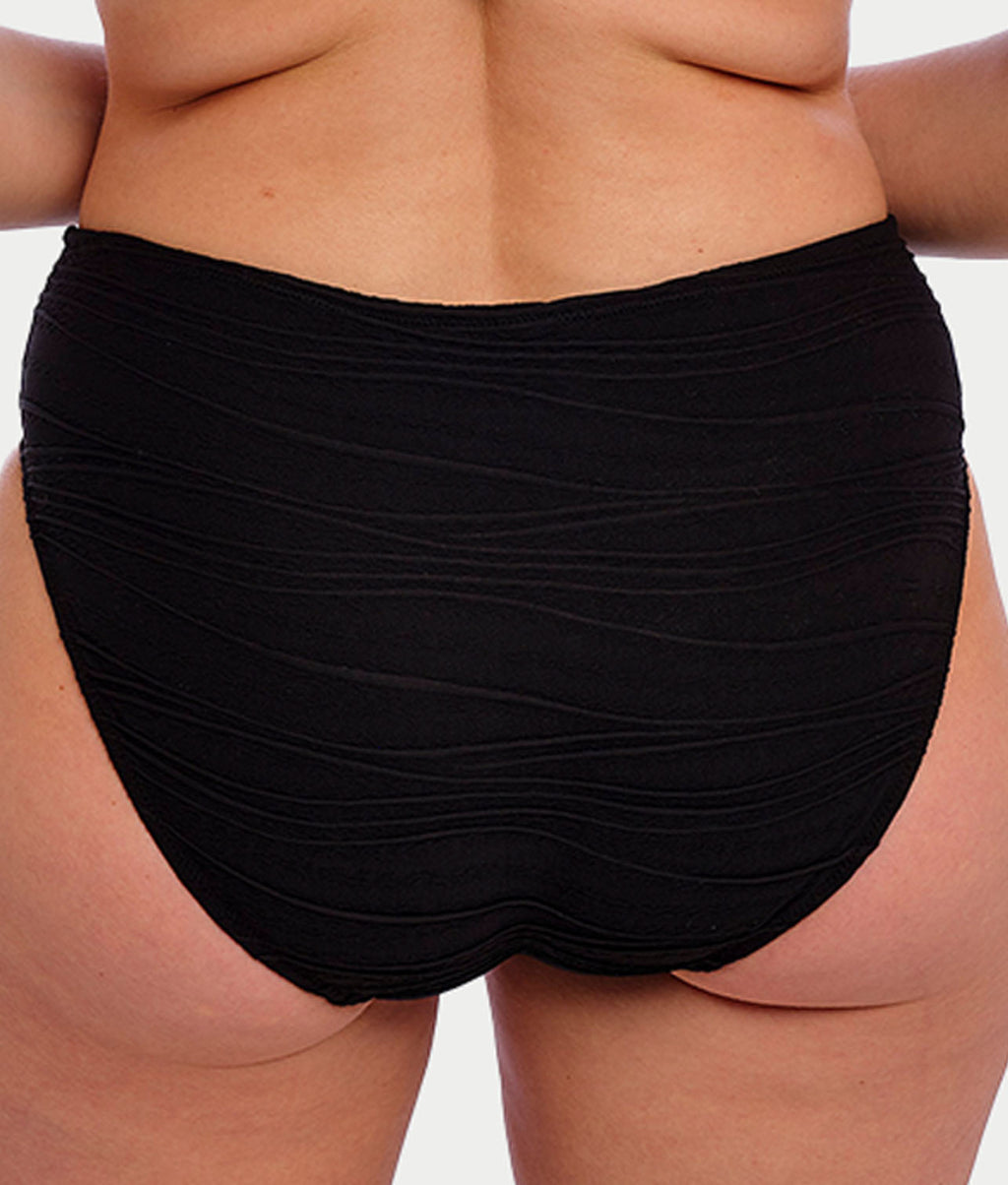 Beach Waves Mid Rise Bikini Bottom