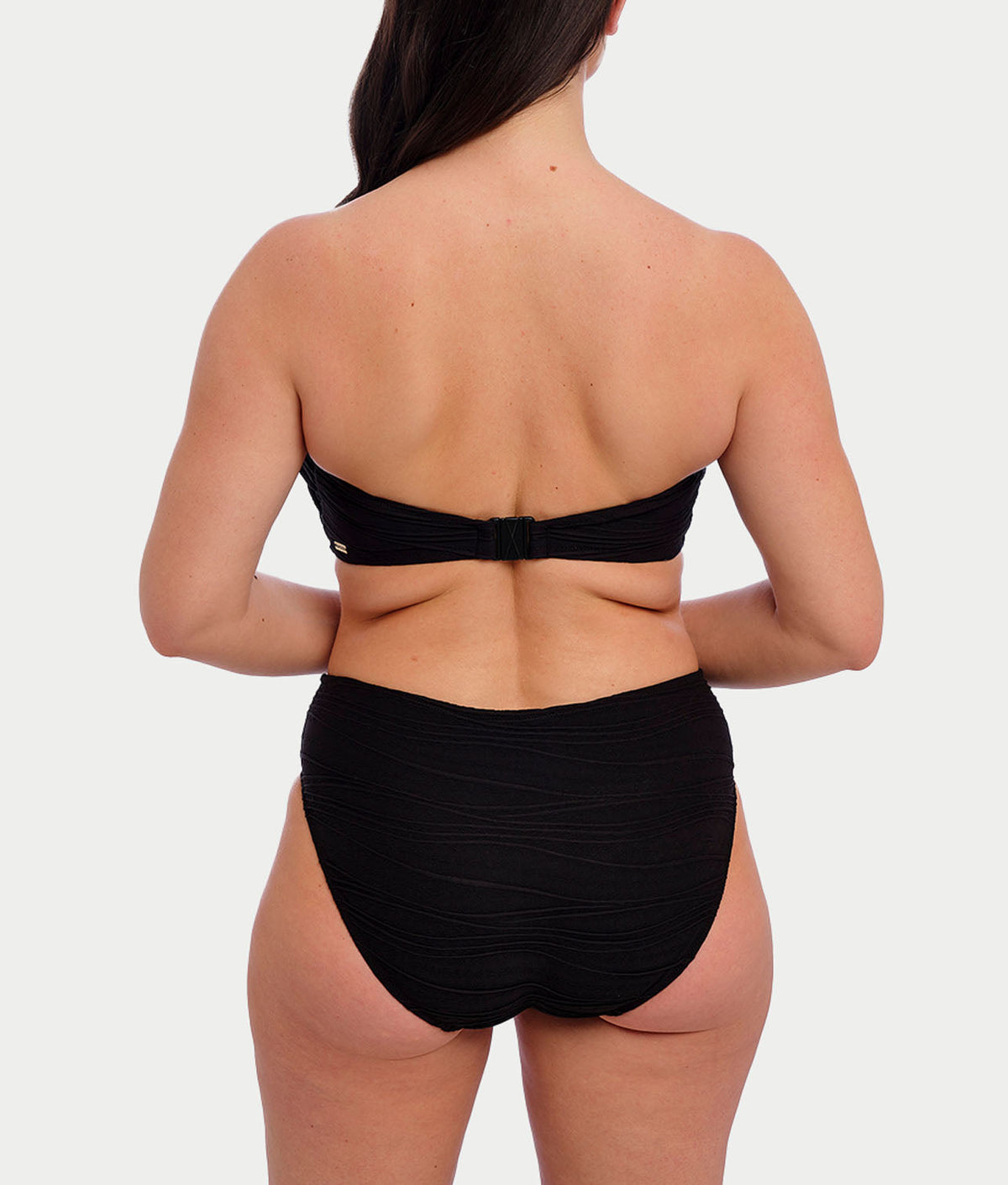 Beach Waves Mid Rise Bikini Bottom