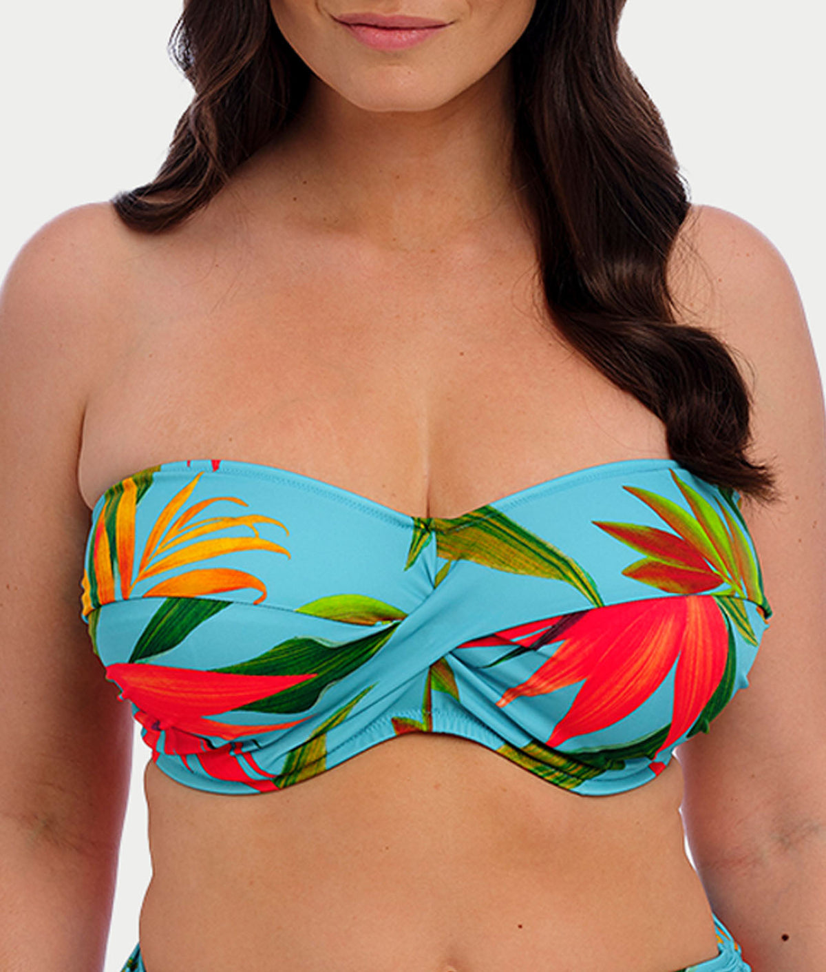 Pichola Twist Bandeau Bikini Top
