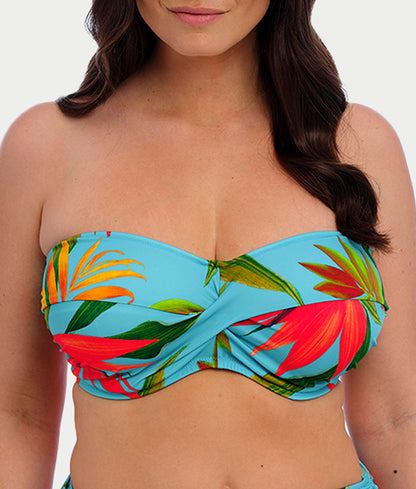 Pichola Twist Bandeau Bikini Top