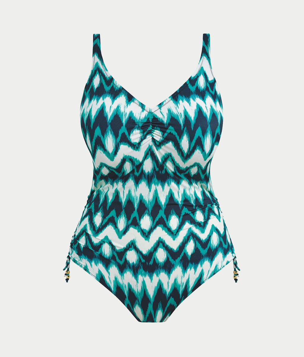 Sabana V-Neck Underwire One-Piece Swimsuit