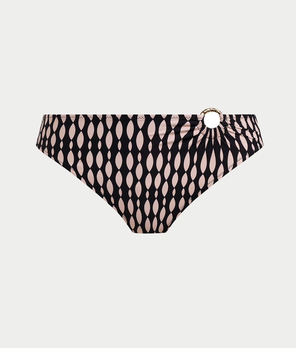 Shell Bay Mid Rise Bikini Bottom