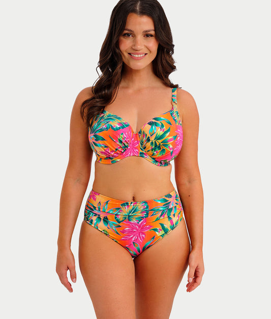Sunset Reef Gather Full Cup Bikini Top