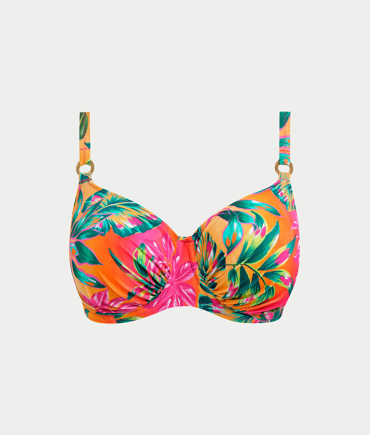 Sunset Reef Gather Full Cup Bikini Top