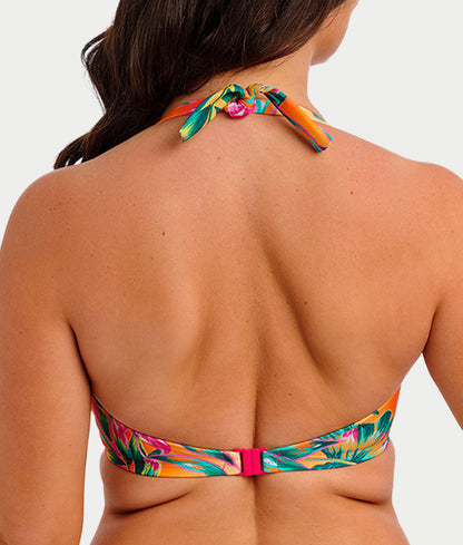 Sunset Reef Halter Bikini Top