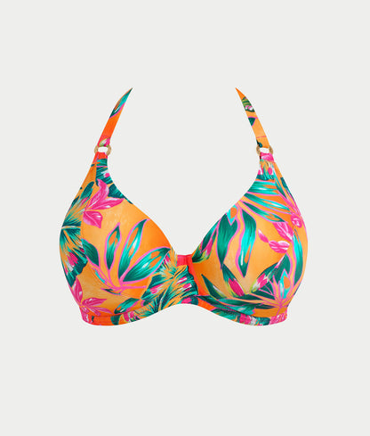 Sunset Reef Halter Bikini Top