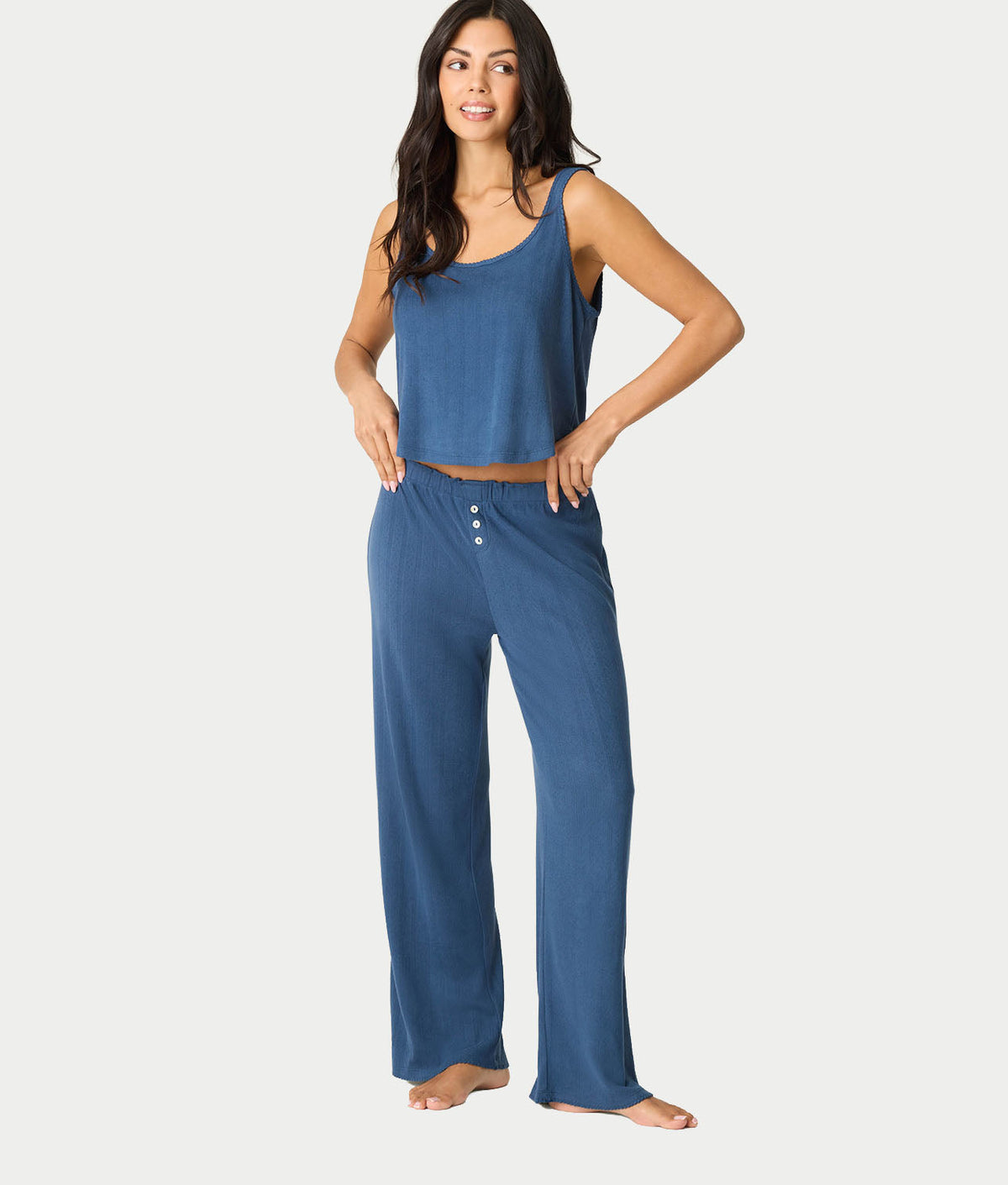 Pointelle Essentials Knit Pajama Set