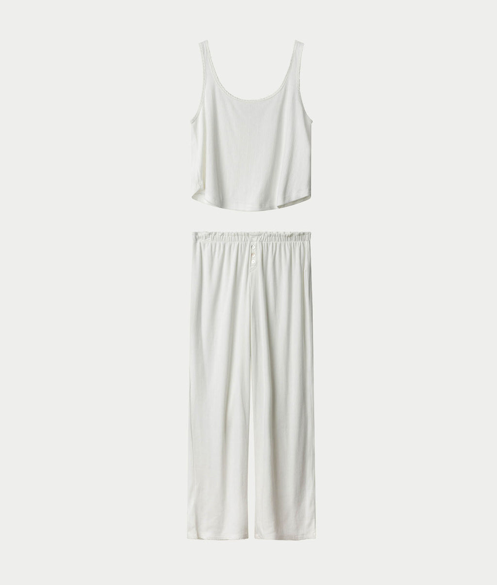 Pointelle Essentials Knit Pajama Set
