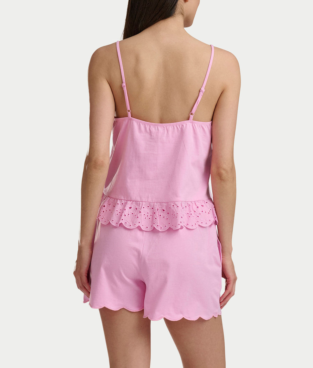 Cami & Boxer Knit Pajama Set