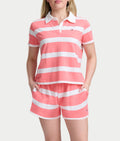 Rugby Polo & Boxer Knit Lounge Set