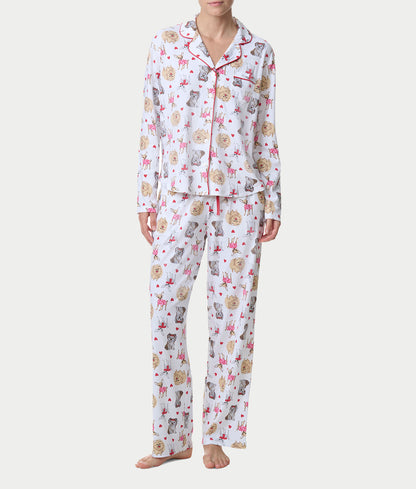 Girlfriend Knit Long Sleeve Pajama Set