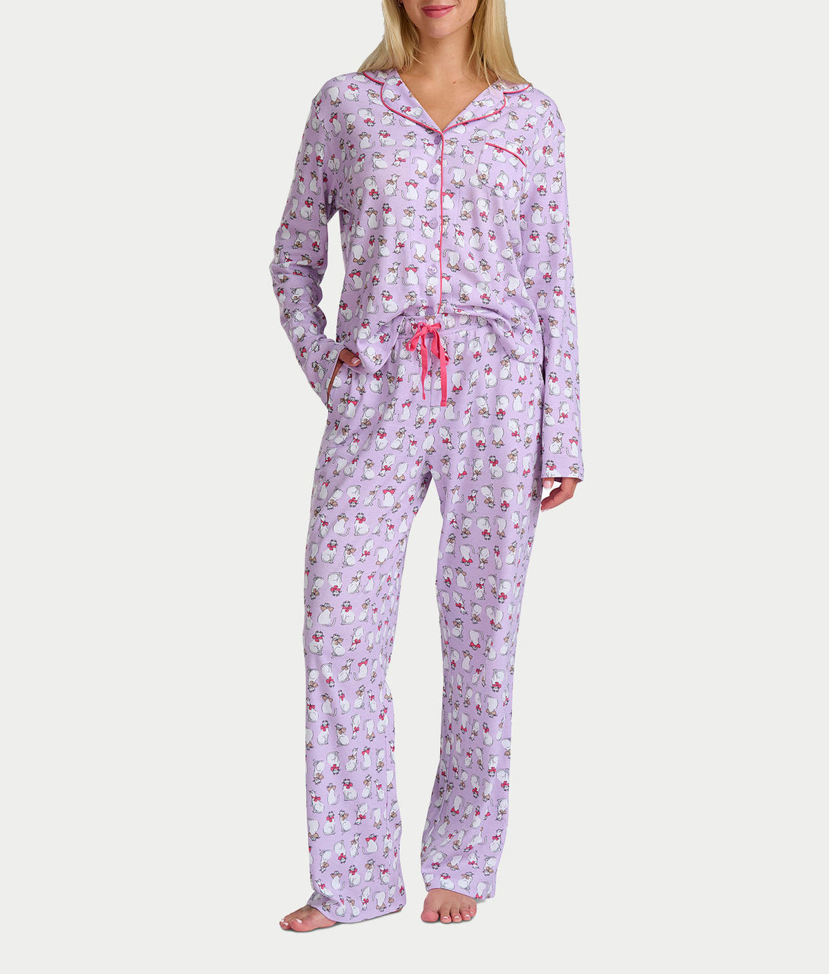 Girlfriend Knit Long Sleeve Pajama Set