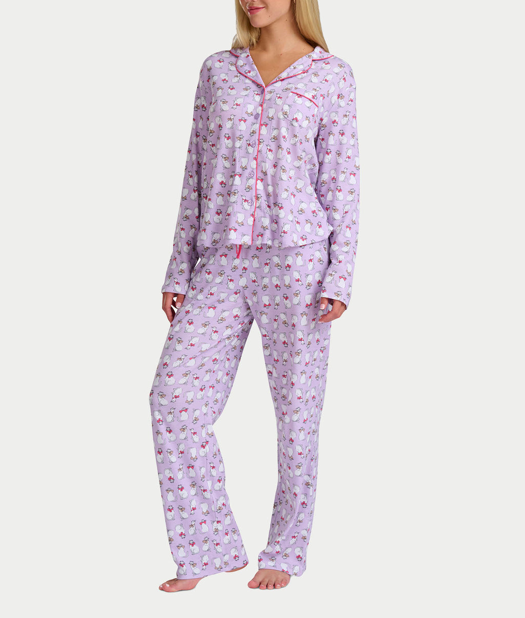 Girlfriend Knit Long Sleeve Pajama Set