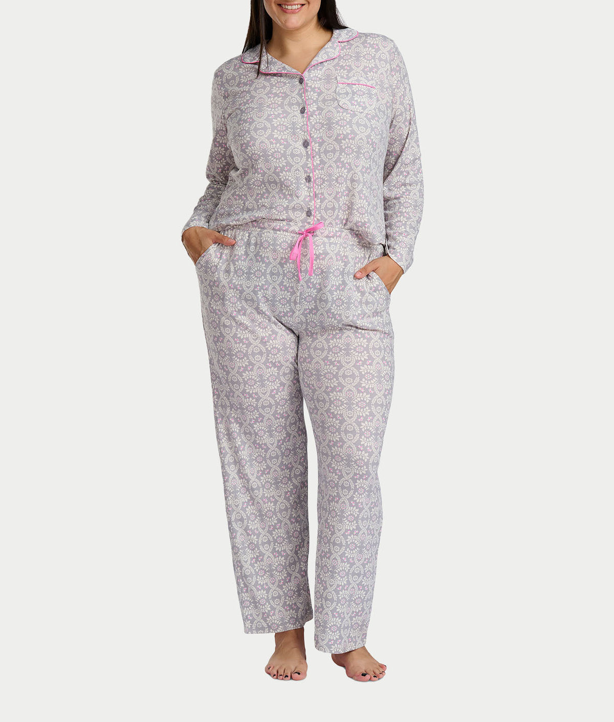Girlfriend Knit Long Sleeve Pajama Set