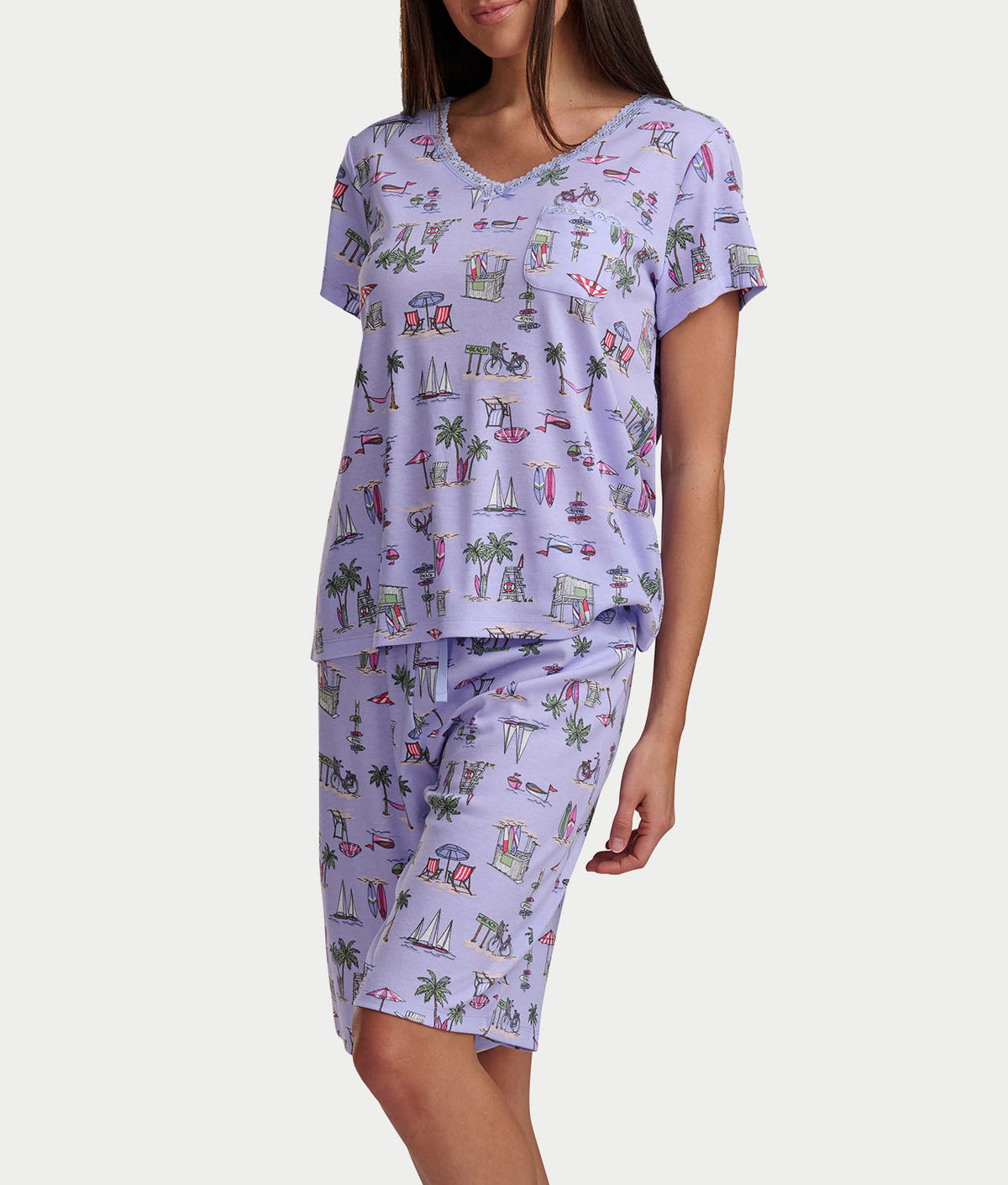 Bermuda Knit Short Set
