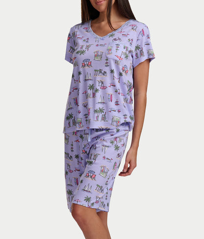 Bermuda Knit Short Set