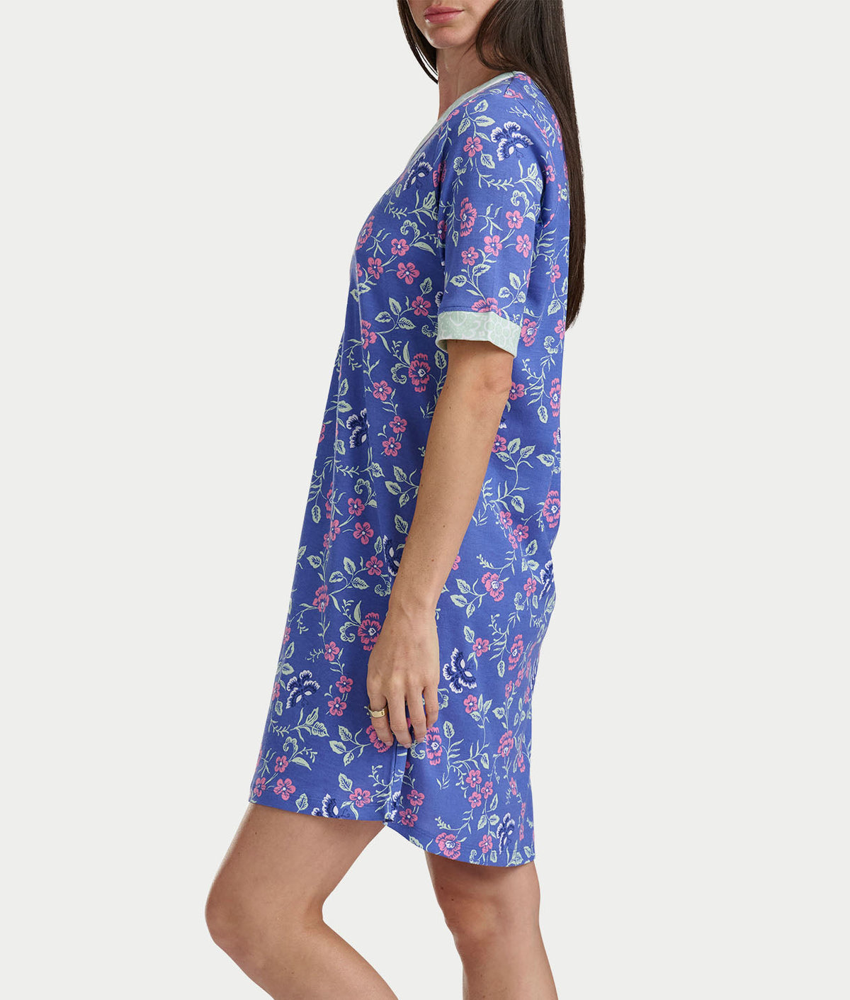 Elbow Sleeve Knit Sleep Shirt