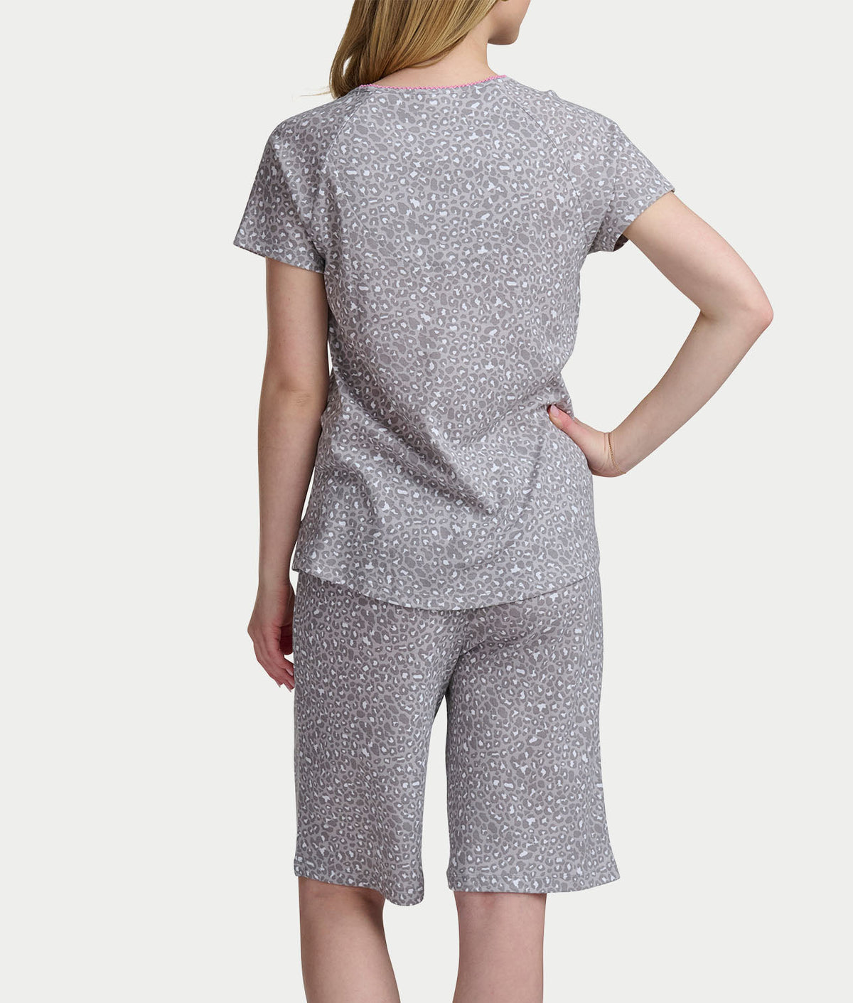 Bermuda Henley Knit Short Set