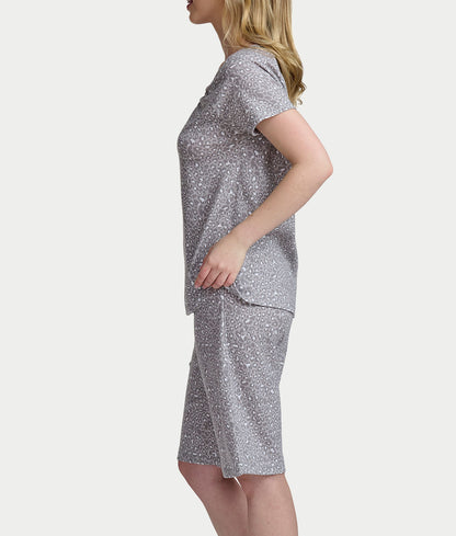 Bermuda Henley Knit Short Set