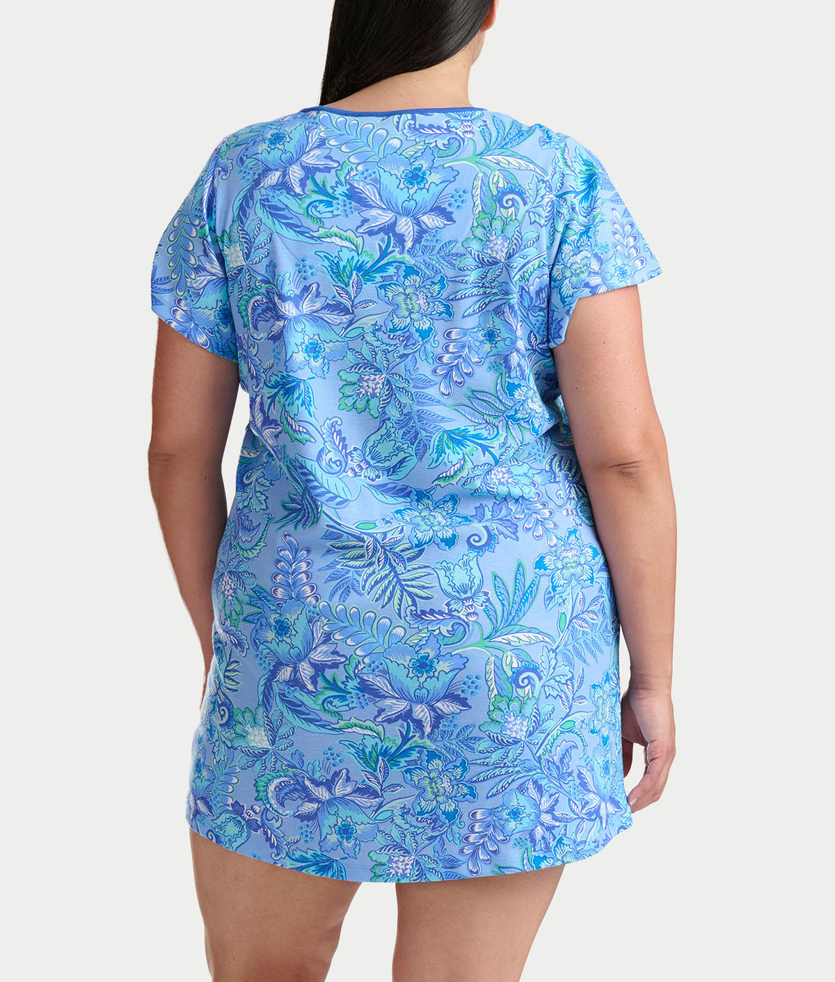 Flutter Sleeve Knit Sleep Shirt
