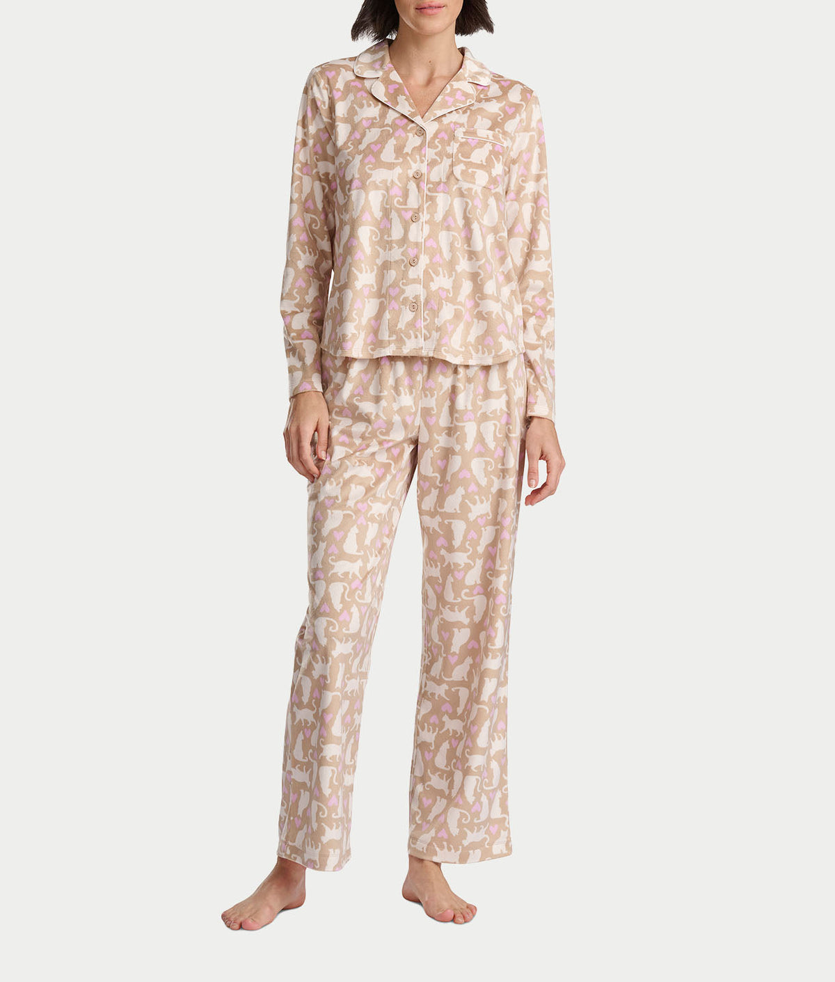 Girlfriend 3-Piece Fleece Pajama Set