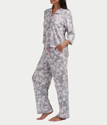 3/4 Sleeve Girlfriend Knit Pajama Set