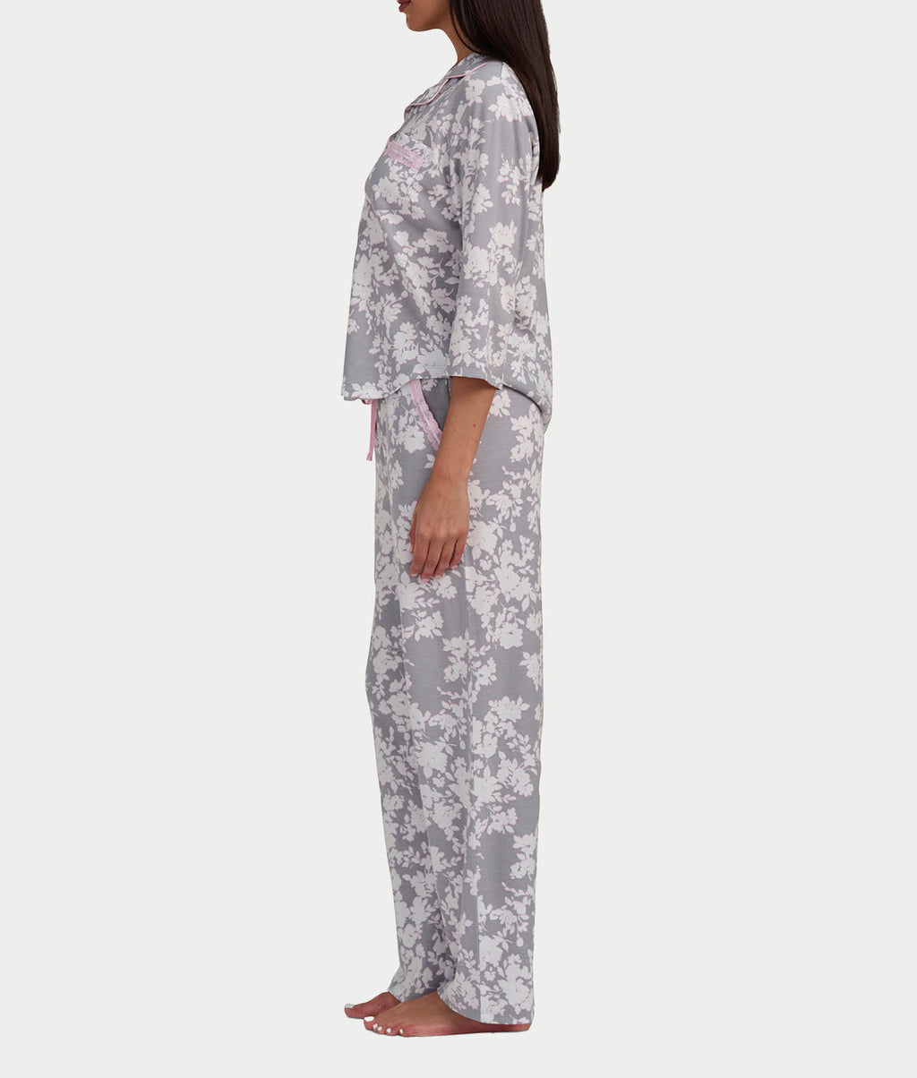 3/4 Sleeve Girlfriend Knit Pajama Set