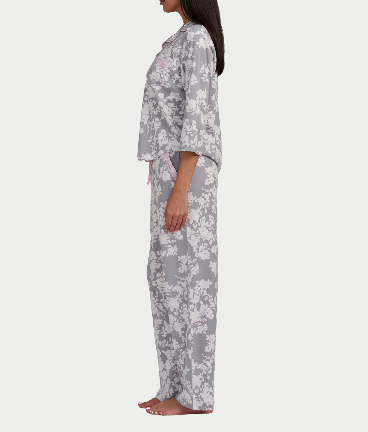 3/4 Sleeve Girlfriend Knit Pajama Set