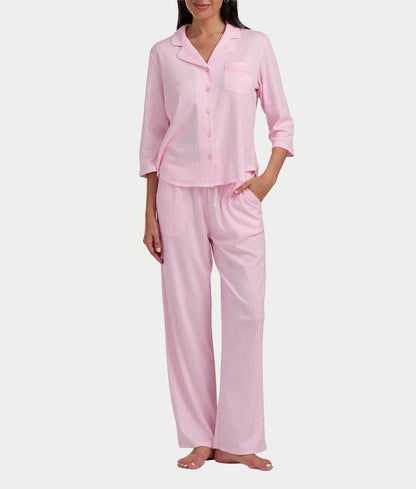 3/4 Sleeve Girlfriend Knit Pajama Set