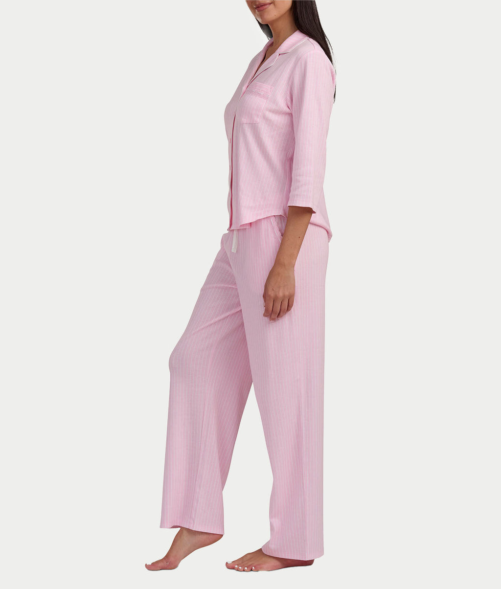 3/4 Sleeve Girlfriend Knit Pajama Set