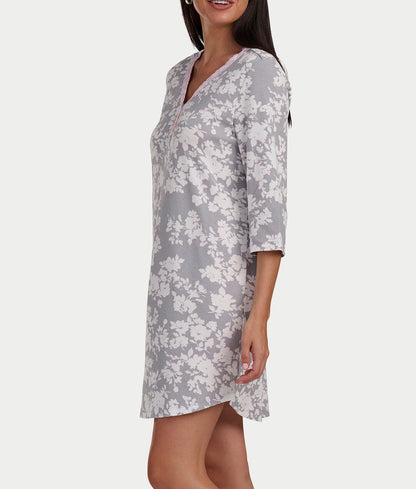 3/4 Sleeve Knit Sleep Shirt